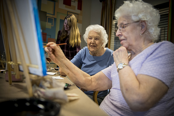 Ladies painting